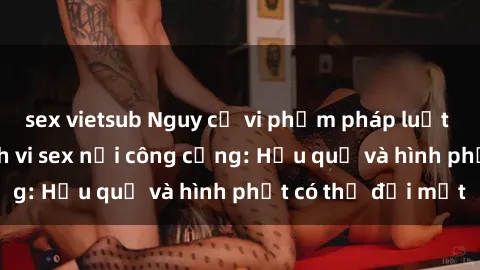 sex vietsub Nguy cơ vi phạm pháp luật khi thực hiện hành vi sex nơi công cộng: Hậu quả và hình phạt có thể đối mặt